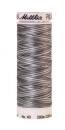 Spule Poly Sheen Multi Overcast Greys, bunt mit Grau, Anthrazit und Weiß